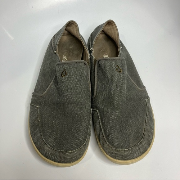 Olukai Nohea Lole slip on shoes loafers gray size 11‎ main image 5